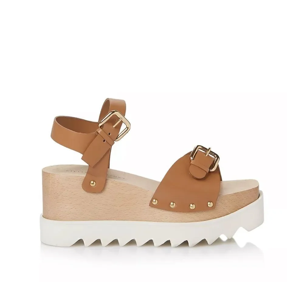 Stella McCartney Elyse Wedge Platform Sandals NWT